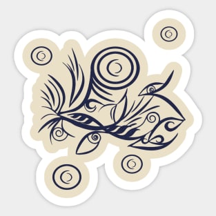 Tribal Tattoo Traveler Sticker